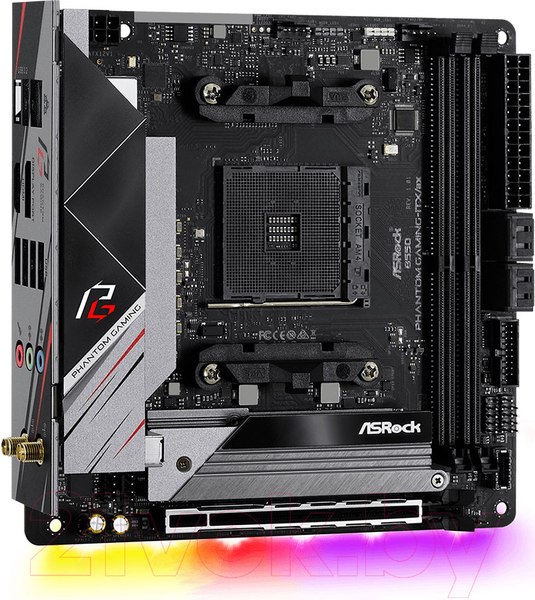 Изображение товара Материнская плата AsRock B550 Phantom Gaming-ITX/AX
