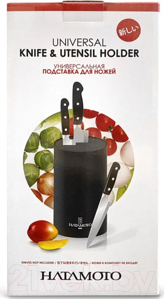 Изображение товара Подставка для ножей Hatamoto PWBS-15D-BLK