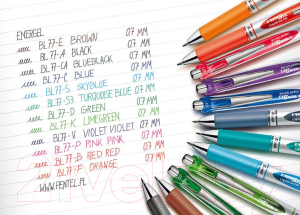 Изображение товара Ручка-роллер Pentel Energel / BL77-VO (фиолетовый)