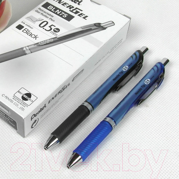 Изображение товара Ручка-роллер Pentel EnerGel / BLN75-AO (черный)