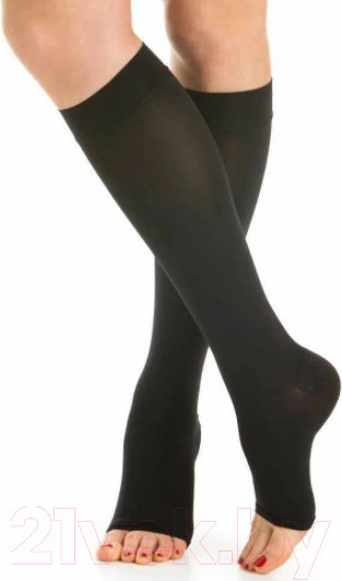 Изображение товара Гольфы компрессионные Польза 3001 ниже колена 1 кл.к. (р.3 (M), рост2, черный)