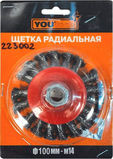 Изображение товара Щетка для электроинструмента Yourtools J-9009 Ф100xМ14