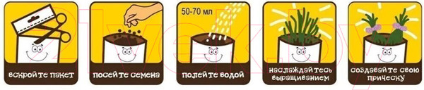 Изображение товара Набор для выращивания растений Вырасти меня Тролли Рокс / hpd-14