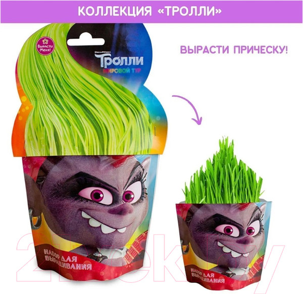 Изображение товара Набор для выращивания растений Вырасти меня Тролли Рокс / hpd-14