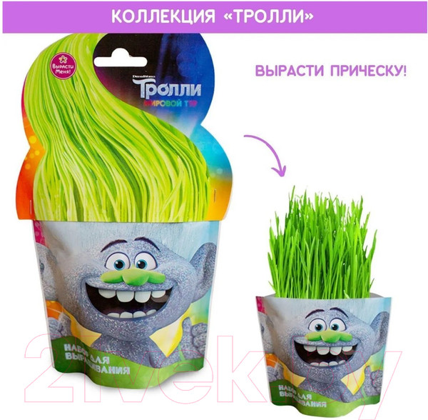 Изображение товара Набор для выращивания растений Вырасти меня Тролли Алмаз / hpd-15