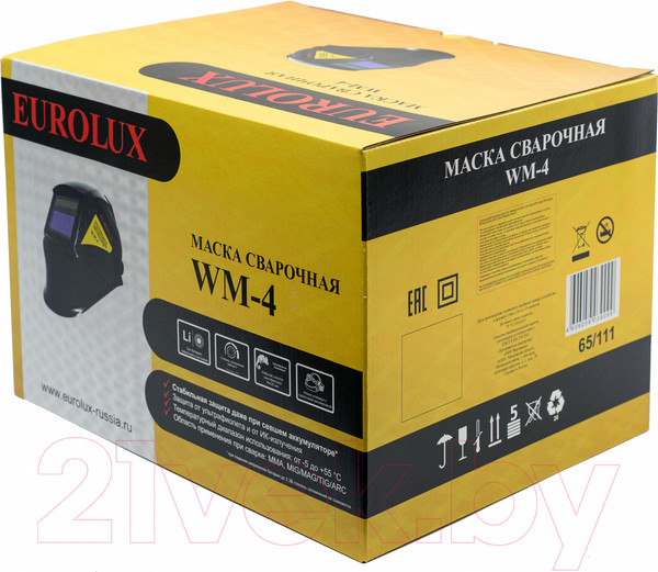 Изображение товара Сварочная маска EUROLUX WM-4 (65/111)