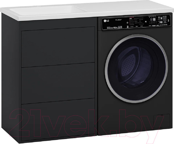 Изображение товара Тумба под умывальник Brevita Grafit 60 / GRA-01060-013Я
