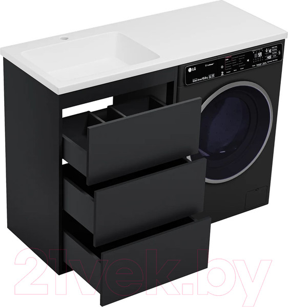 Изображение товара Тумба под умывальник Brevita Grafit 60 / GRA-01060-013Я