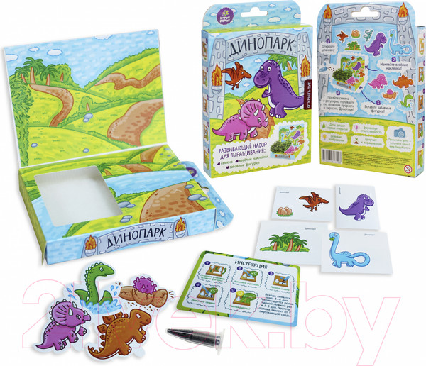 Изображение товара Набор для выращивания растений Happy Plant Живая открытка Динопарк / hps-234