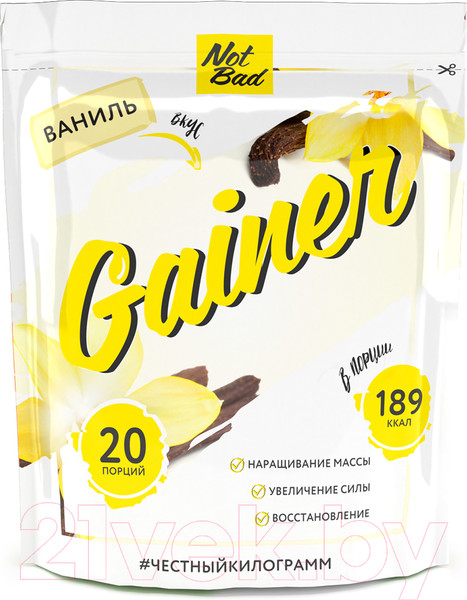 Изображение товара Гейнер NotBad Gainer (1000г, ваниль)