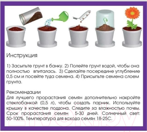Изображение товара Набор для выращивания растений Rostokvisa Мята / W1487