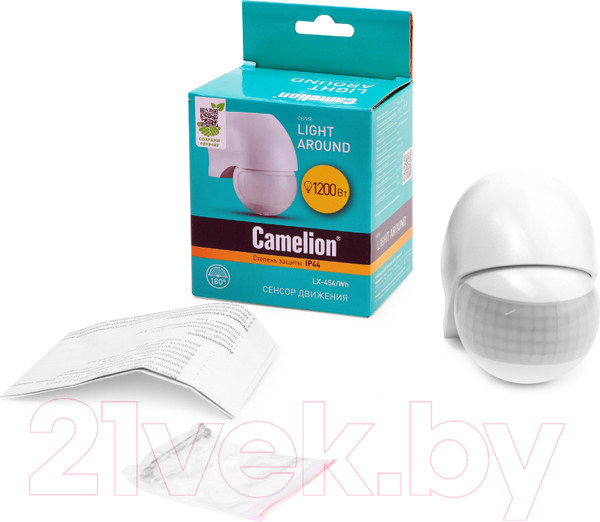 Изображение товара Датчик движения Camelion LX-454 / 10979 (белый)