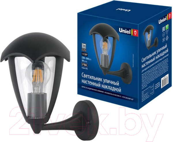 Изображение товара Бра уличное Uniel UUL-S80A 60W/E27 IP54 / UL-00006812