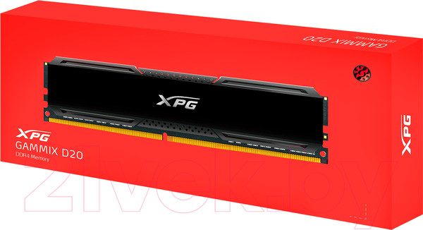 Изображение товара Оперативная память DDR4 A-data XPG Gammix D20 (AX4U32008G16A-CBK20)
