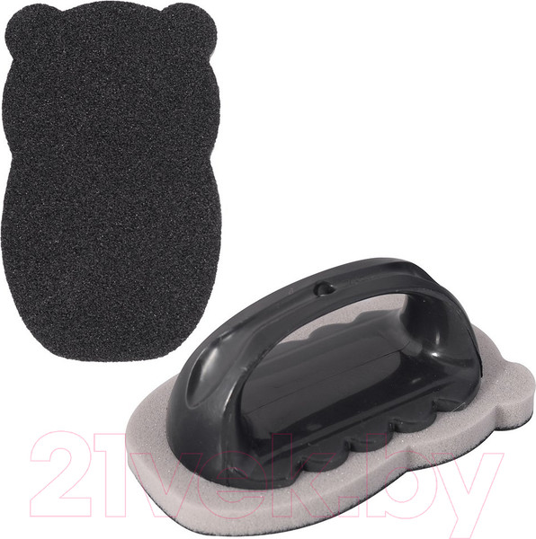 Изображение товара Губка для мытья посуды Мультидом Карборундовая / VL58-103 (с ручкой)