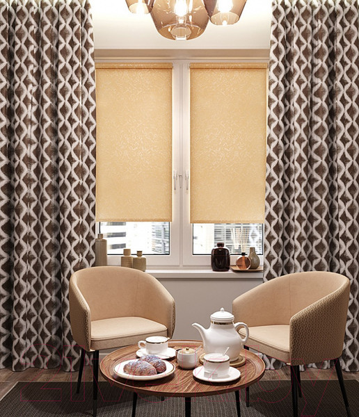 Изображение товара Рулонная штора LEGRAND Фрост 98x175 / 58 087 291 (бежевый)