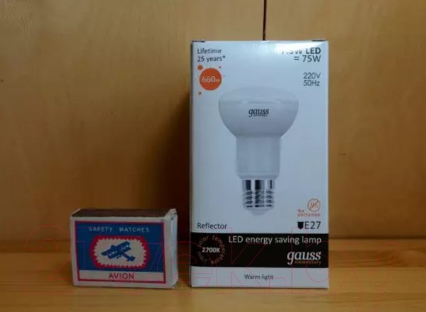 Изображение товара Лампа Gauss Elementary E27 8W 3000К / 63218
