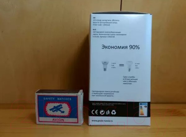 Изображение товара Лампа Gauss Elementary E27 8W 3000К / 63218