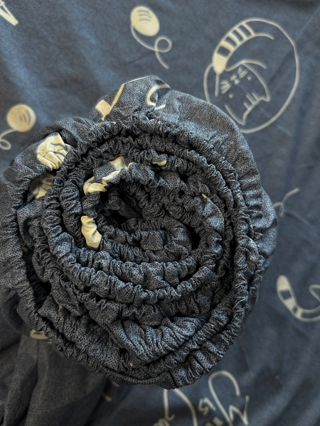 Изображение товара Простыня Samsara Коты на синем фоне 140Пр-6