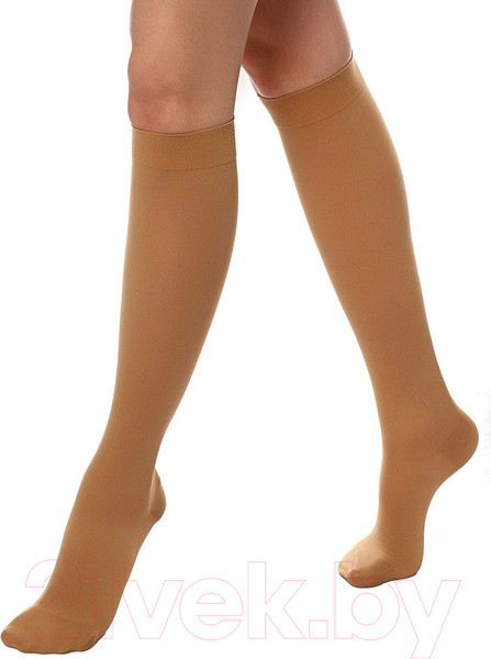 Изображение товара Гольфы компрессионные Польза 3002 ниже колена 1 кл.к. (р.2 (S), рост2, бежевый)