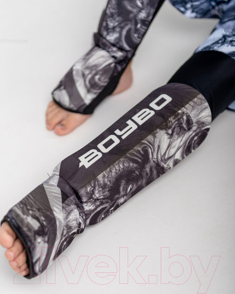 Изображение товара Защита голень-стопа для единоборств BoyBo Beasts (XS, нейлон)