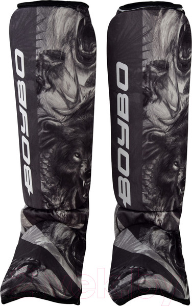 Изображение товара Защита голень-стопа для единоборств BoyBo Beasts (XL, нейлон)