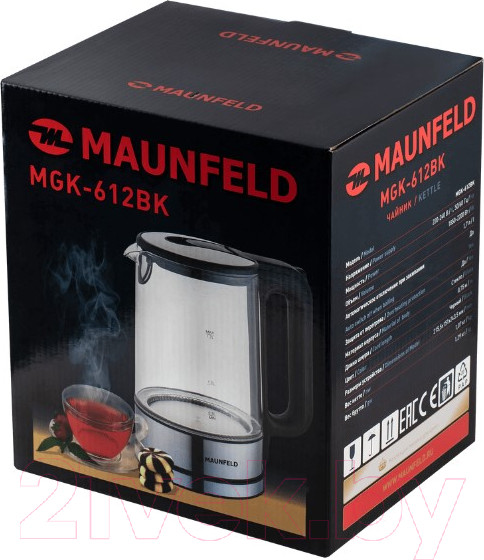 Изображение товара Электрочайник Maunfeld MGK-612BK
