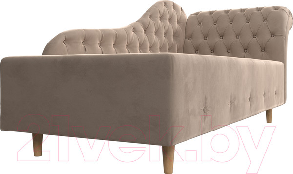Изображение товара Тахта Лига Диванов Камерон 307 правый / 110090 (велюр бежевый)