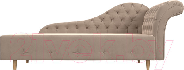 Изображение товара Тахта Лига Диванов Камерон 307 правый / 110090 (велюр бежевый)
