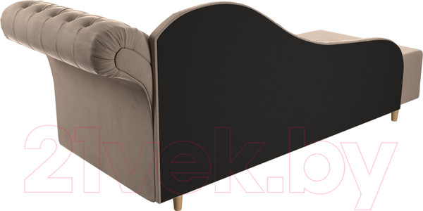 Изображение товара Тахта Лига Диванов Камерон 307 правый / 110090 (велюр бежевый)
