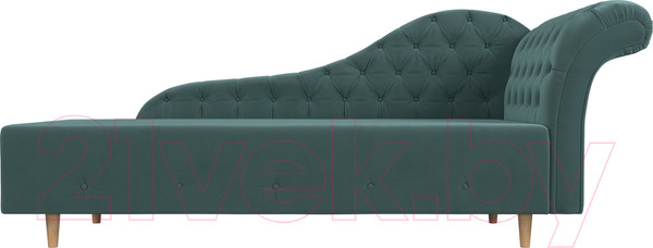 Изображение товара Тахта Лига Диванов Камерон 307 правый / 110091 (велюр бирюзовый)