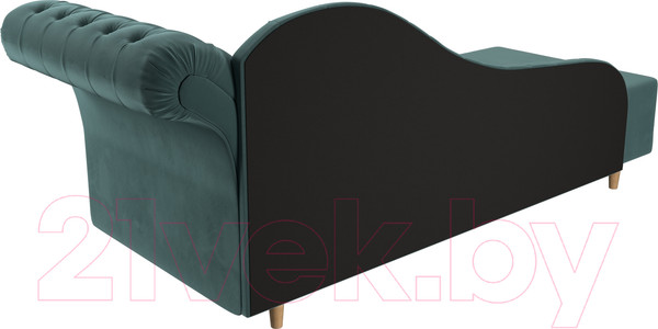 Изображение товара Тахта Лига Диванов Камерон 307 правый / 110091 (велюр бирюзовый)