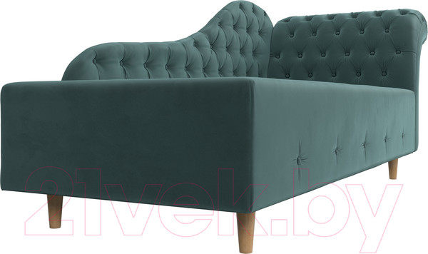 Изображение товара Тахта Лига Диванов Камерон 307 правый / 110091 (велюр бирюзовый)