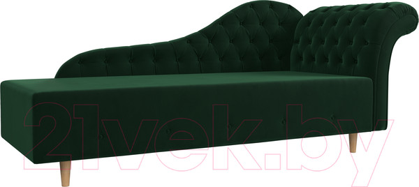 Изображение товара Тахта Лига Диванов Камерон 307 правый / 110093 (велюр зеленый)