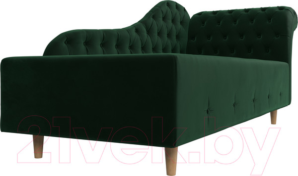Изображение товара Тахта Лига Диванов Камерон 307 правый / 110093 (велюр зеленый)