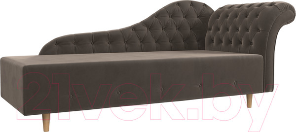 Изображение товара Тахта Лига Диванов Камерон 307 правый / 110094 (велюр коричневый)