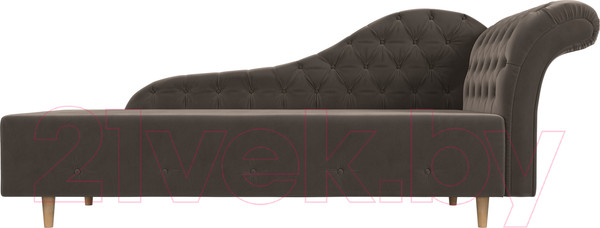 Изображение товара Тахта Лига Диванов Камерон 307 правый / 110094 (велюр коричневый)