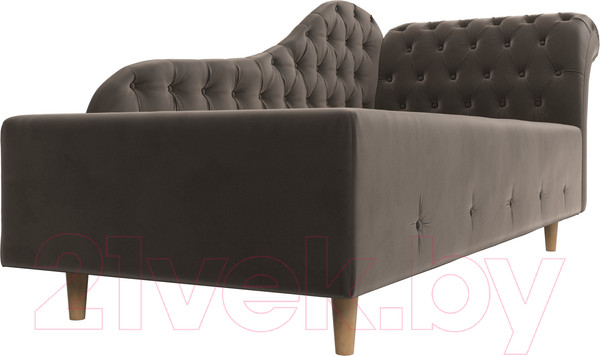 Изображение товара Тахта Лига Диванов Камерон 307 правый / 110094 (велюр коричневый)