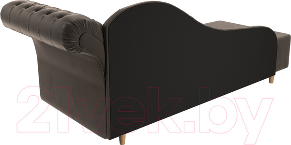 Изображение товара Тахта Лига Диванов Камерон 307 правый / 110094 (велюр коричневый)