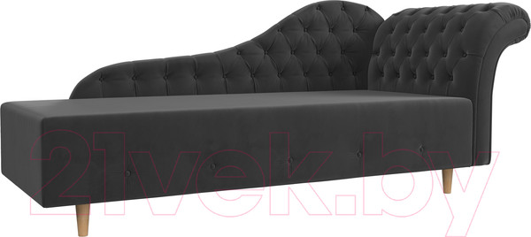 Изображение товара Тахта Лига Диванов Камерон 307 правый / 110095 (велюр серый)