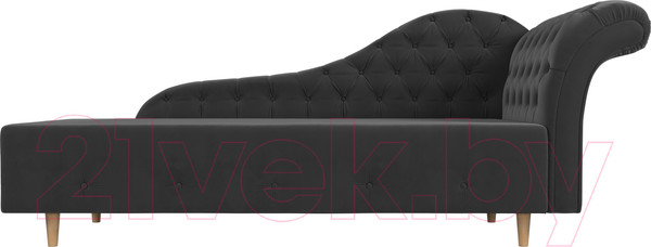 Изображение товара Тахта Лига Диванов Камерон 307 правый / 110095 (велюр серый)