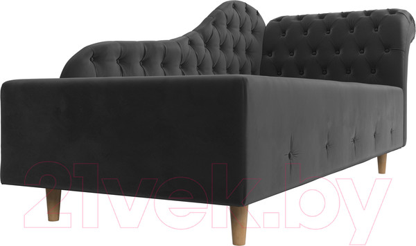 Изображение товара Тахта Лига Диванов Камерон 307 правый / 110095 (велюр серый)