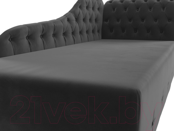 Изображение товара Тахта Лига Диванов Камерон 307 правый / 110095 (велюр серый)