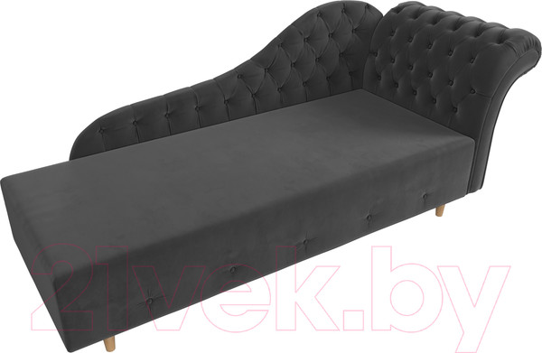 Изображение товара Тахта Лига Диванов Камерон 307 правый / 110095 (велюр серый)