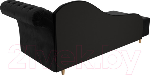 Изображение товара Тахта Лига Диванов Камерон 307 правый / 110097 (велюр черный)
