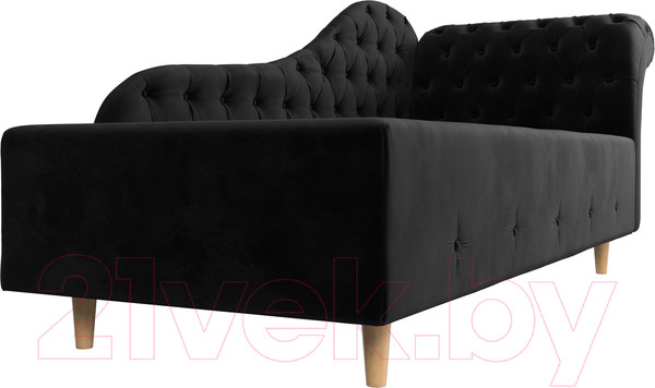 Изображение товара Тахта Лига Диванов Камерон 307 правый / 110097 (велюр черный)
