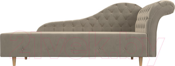 Изображение товара Тахта Лига Диванов Камерон 307 правый / 110098 (микровельвет бежевый)