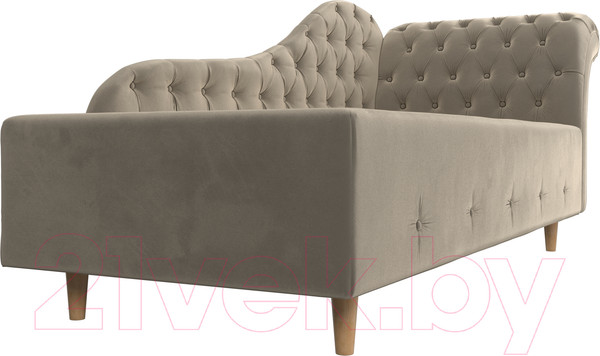 Изображение товара Тахта Лига Диванов Камерон 307 правый / 110098 (микровельвет бежевый)