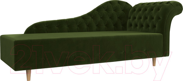 Изображение товара Тахта Лига Диванов Камерон 307 правый / 110101 (микровельвет зеленый)