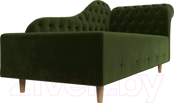 Изображение товара Тахта Лига Диванов Камерон 307 правый / 110101 (микровельвет зеленый)